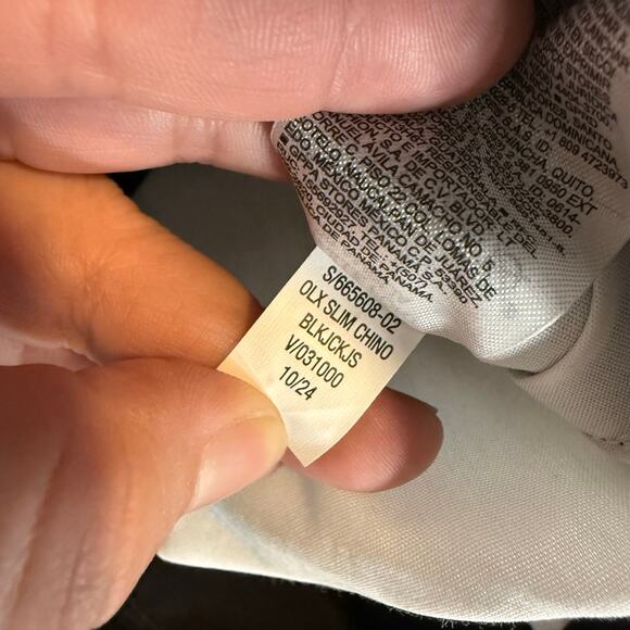 Old Navy Slim School Uniform Chino Pants for Boys, Black, 20 Plus 665608 - Picture 5 of 8